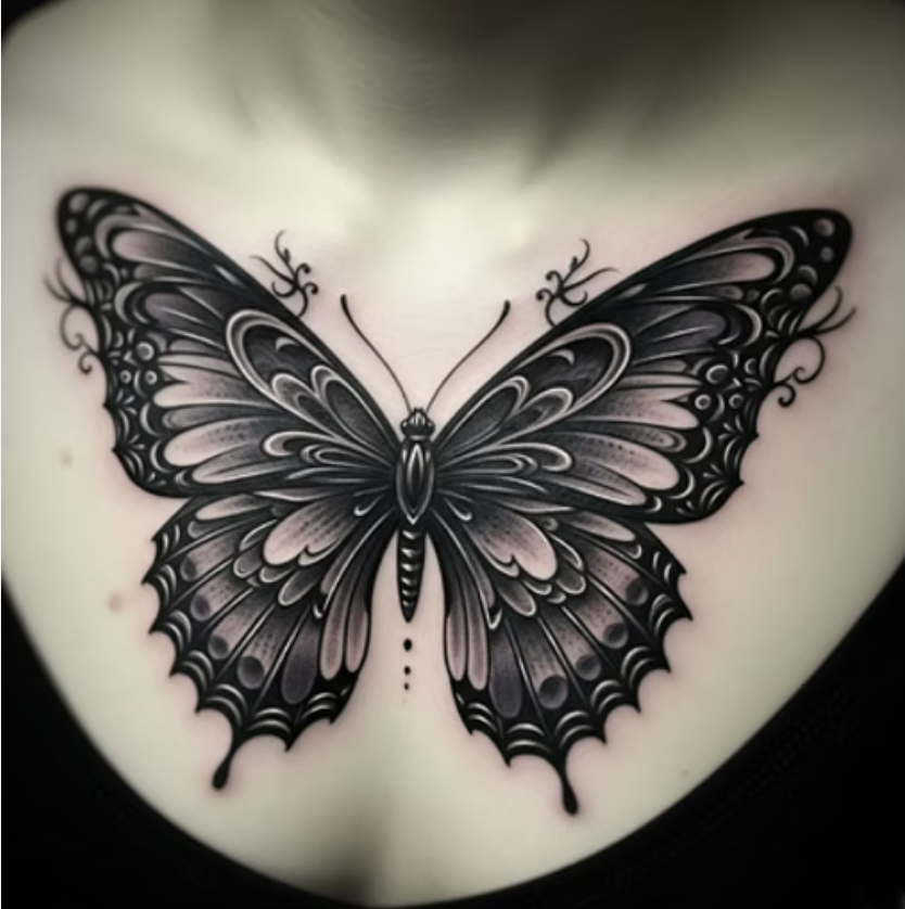 Flügel auf der Haut: Die faszinierende Welt der Schmetterlings- und Motten-Tattoos